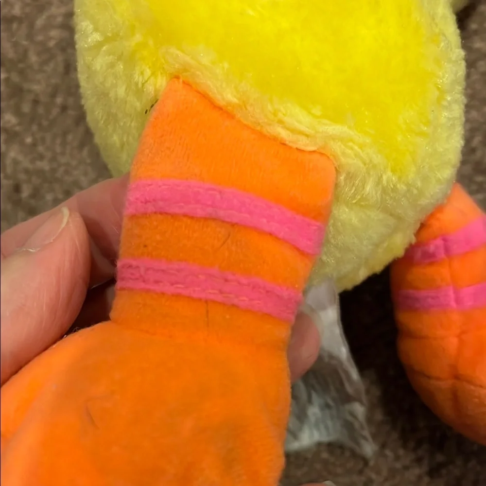 Vintage Baby Big Bird and Kermit thee Frog